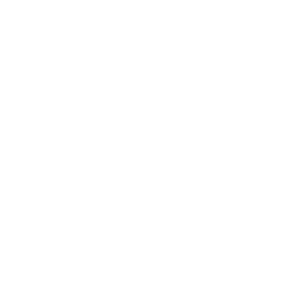 Isotipo animado de TASP Clothing en blanco, T gótica con estrella